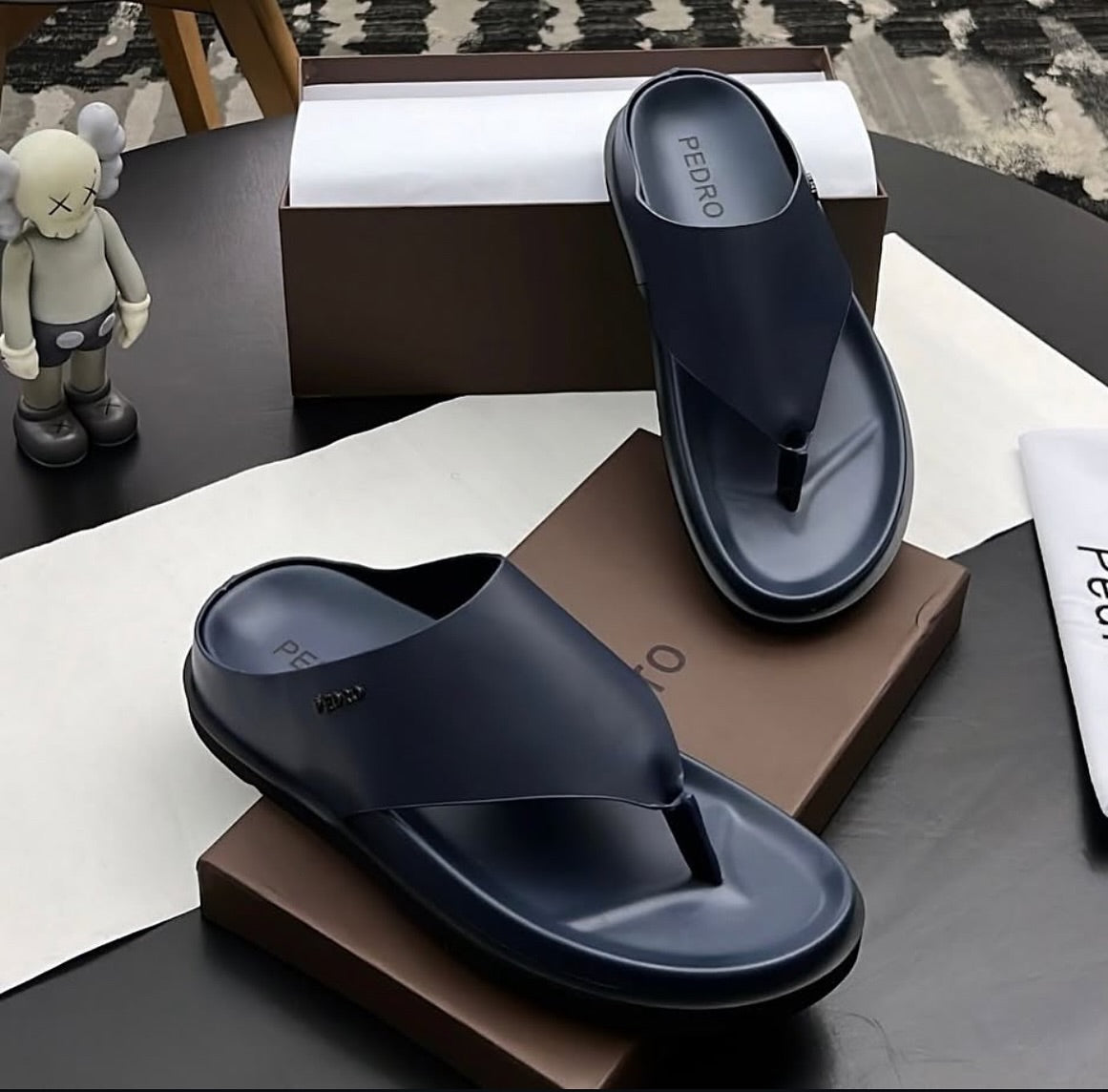 High Quality Double Soles Male Slides