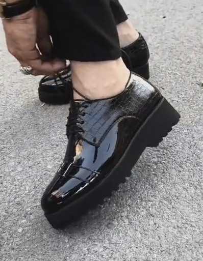 Patent Leather Chunky Sole