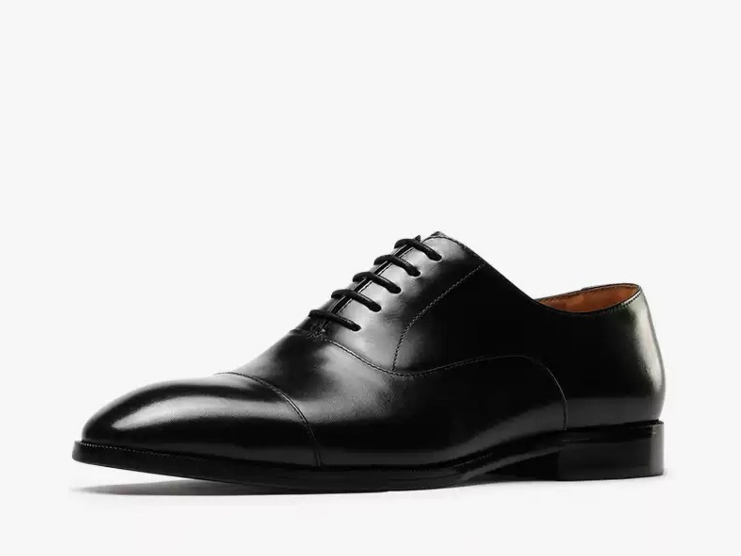 Classic Black Derby Shoes