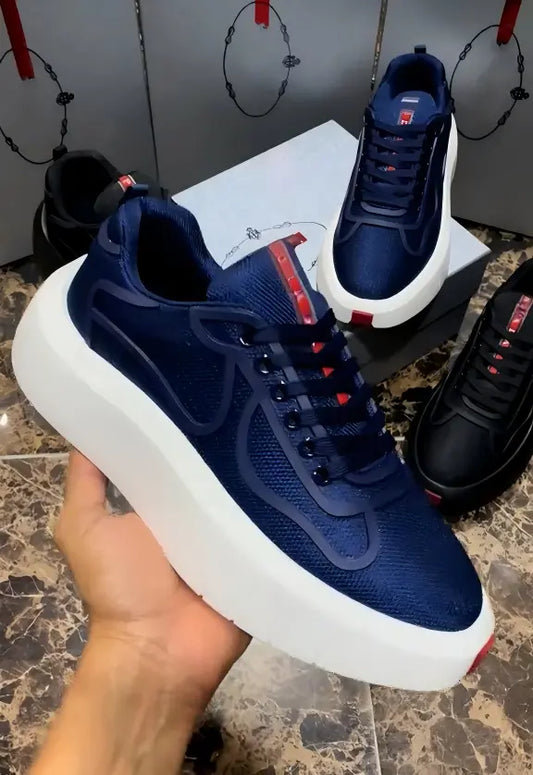 Italian men's luxury versatile sneakers