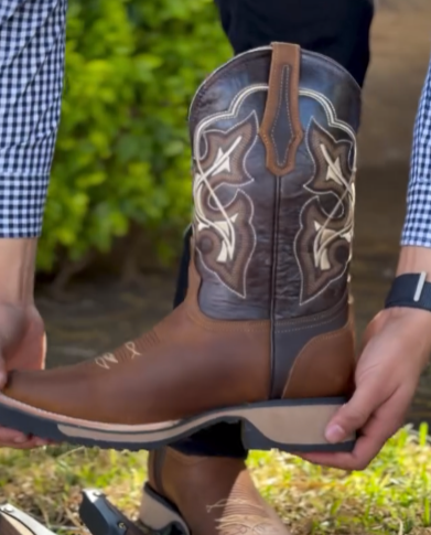 Men's Square-Toe Western Boots
