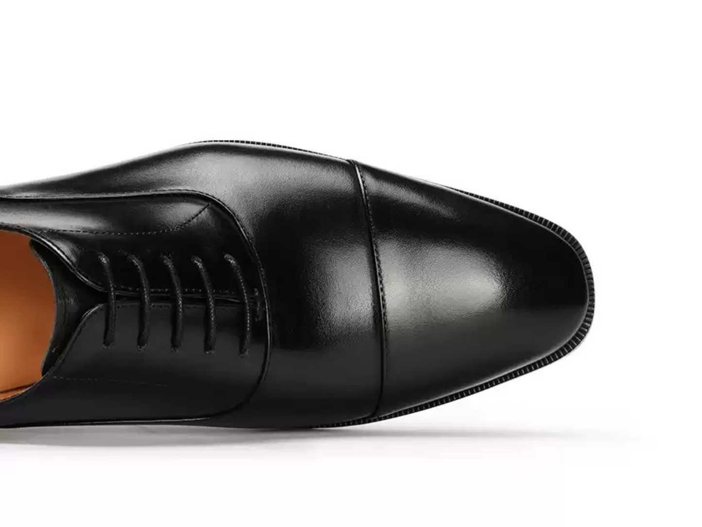 Classic Black Derby Shoes