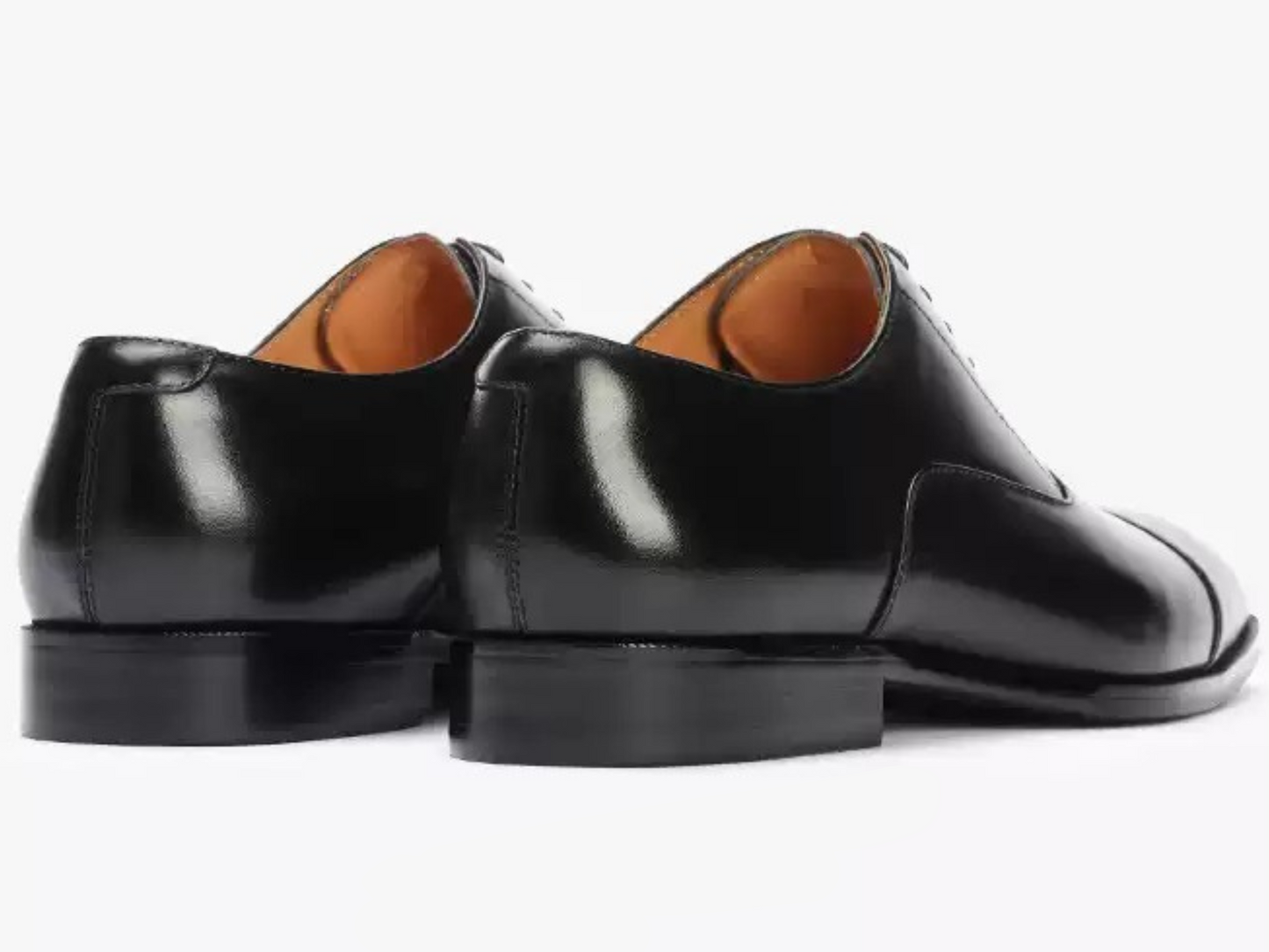 Classic Black Derby Shoes