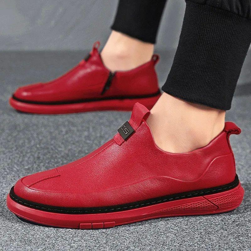 Men's Casual Leather Sneakers