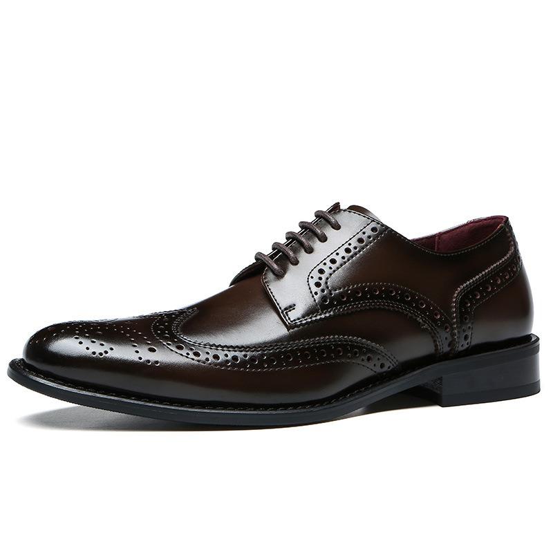 Men's Classic Wingtip Brogue Oxfords