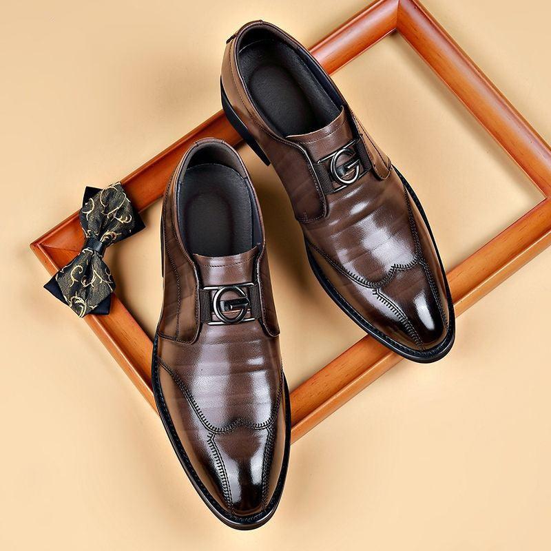 Men's Fashionable All-Match Leather Shoes