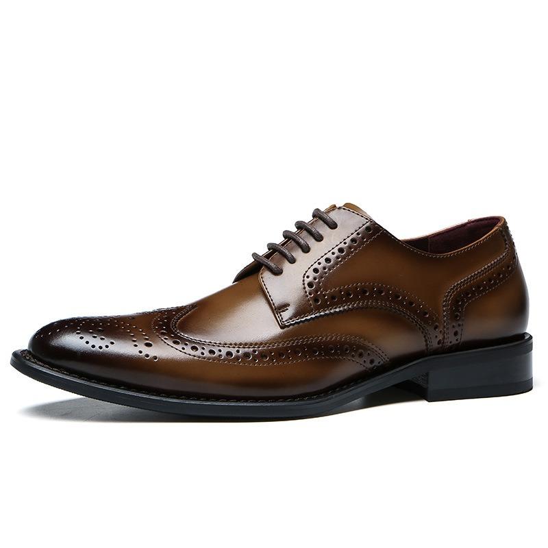 Men's Classic Wingtip Brogue Oxfords