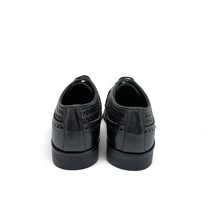 Weaved Leather Oxfords Brogue Shoes