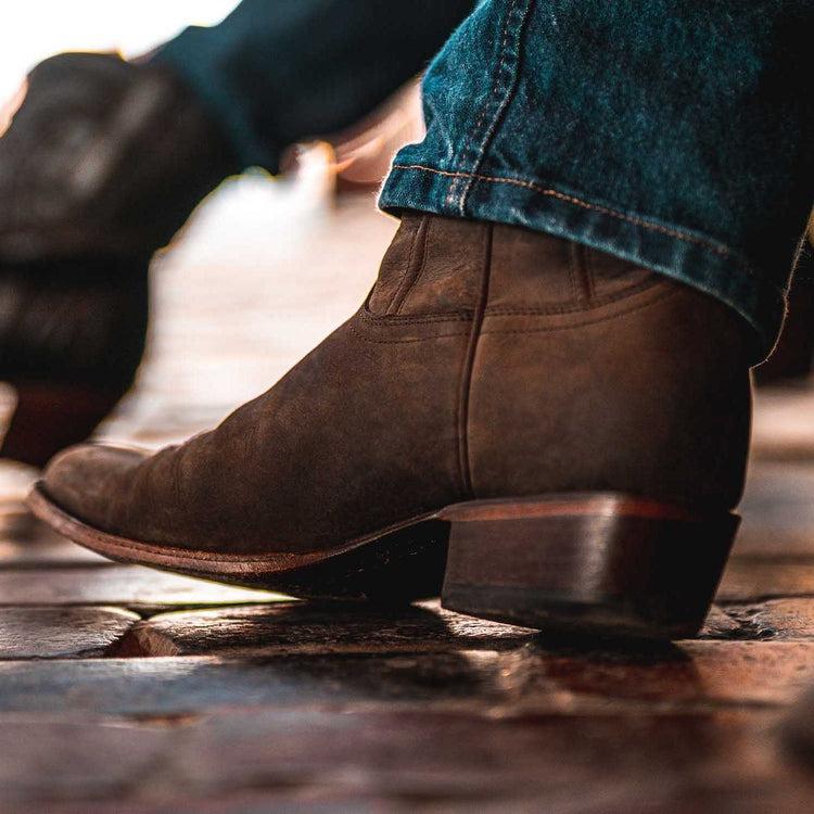 Western Rock Ranch Calfskin Cowboy Boot